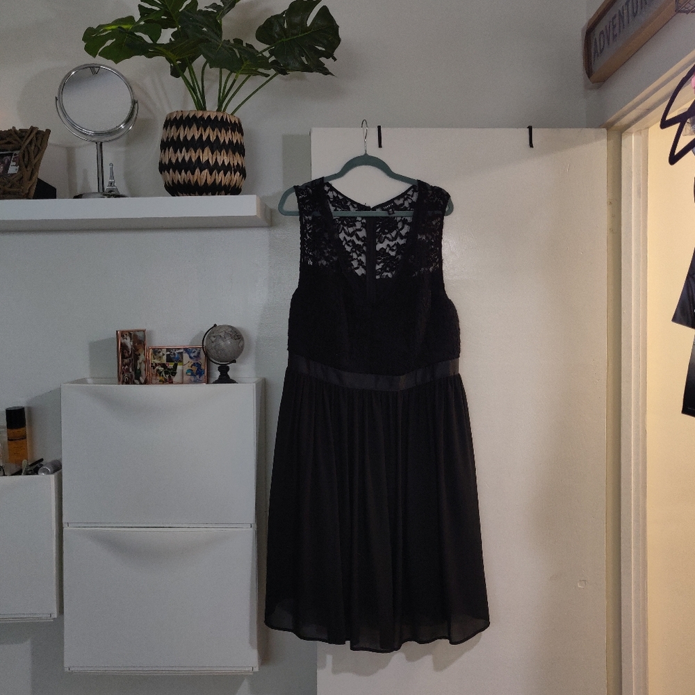 Torrid Black Lace Formal Dress